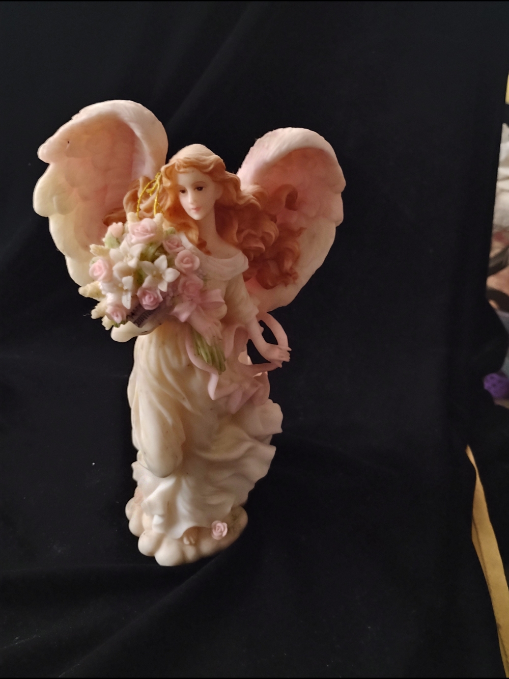 Seraphim Classic Samantha"Blessed At Birth" Signed White.Porcelain Collectible
